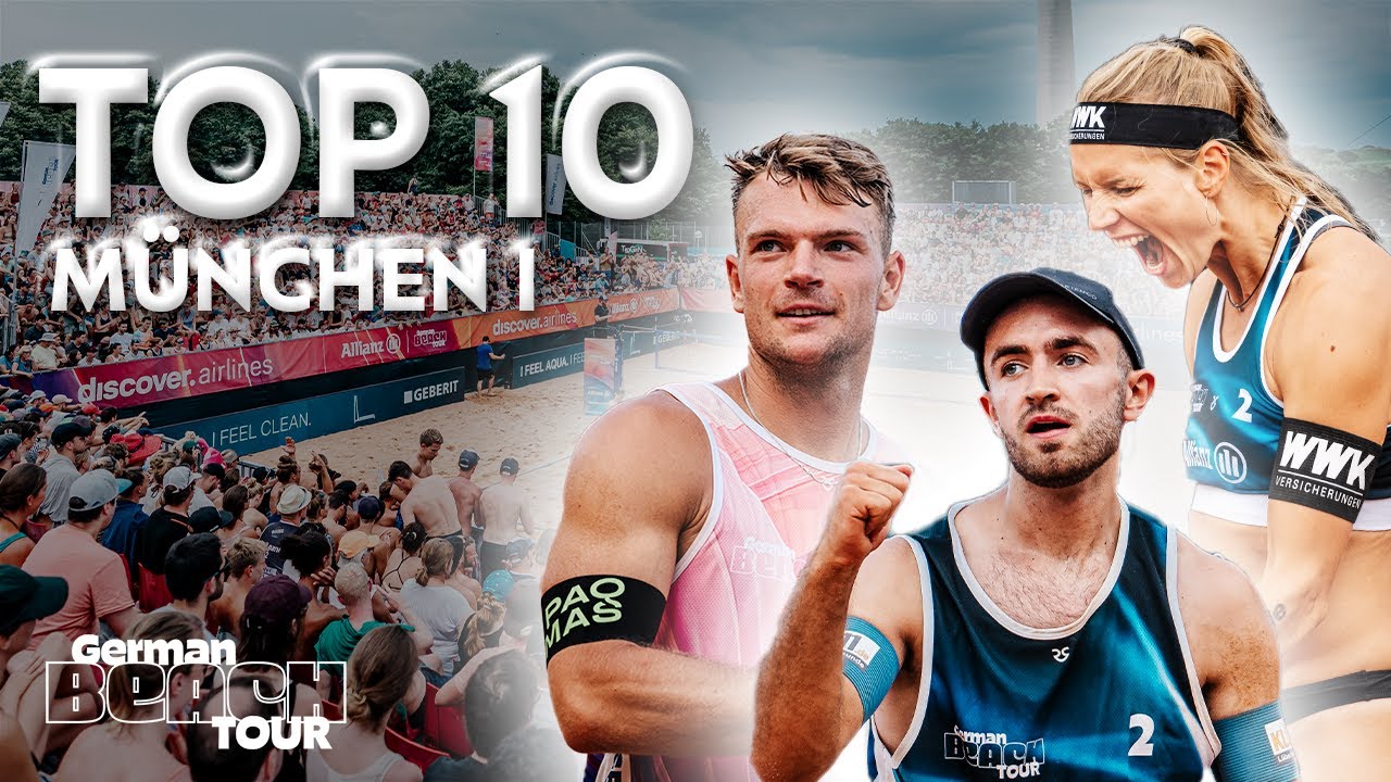 BEACHVOLLEYBALL SPEKTAKEL in MÜNCHEN 😳🥵| TOP 10 HIGHLIGHTS - German Beach Tour #5
