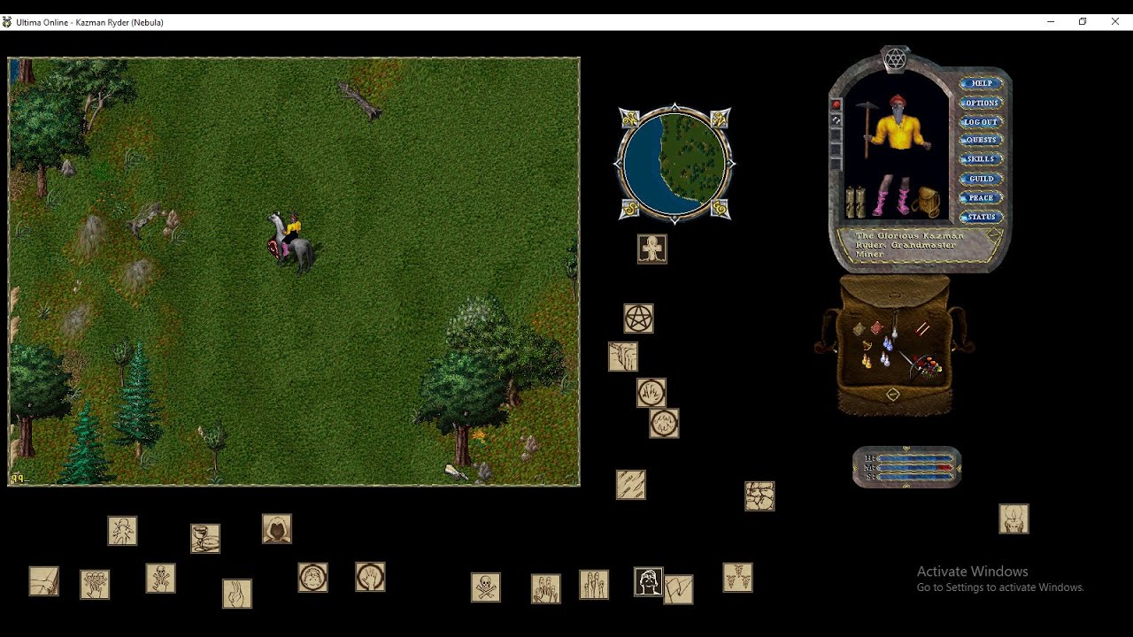 Ultima Online Nebula : NPC Bow ile +15 hazine kasası açmak çok kolay