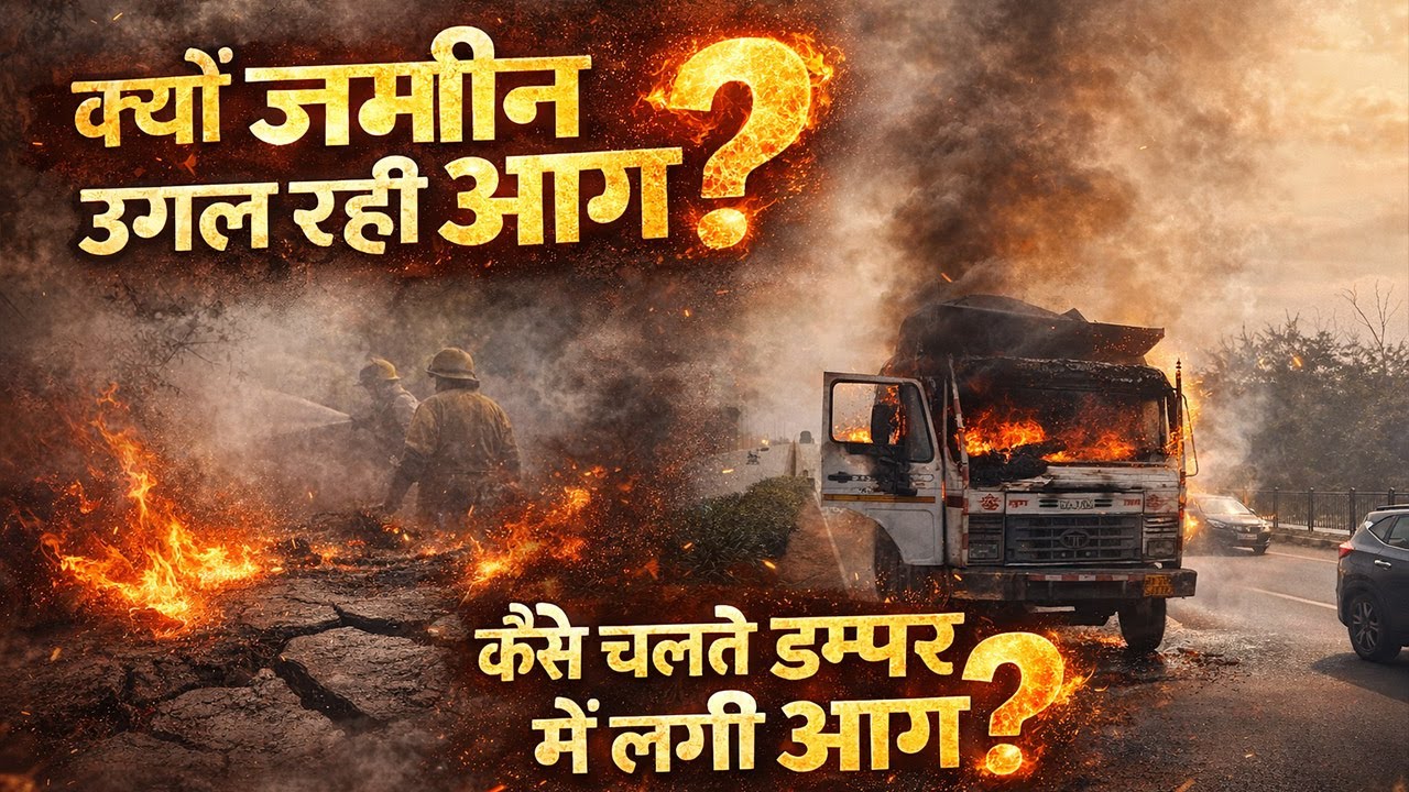 Underground fire breaks out at New Ghushik Colliery / A moving coal-laden dumper caught fire
