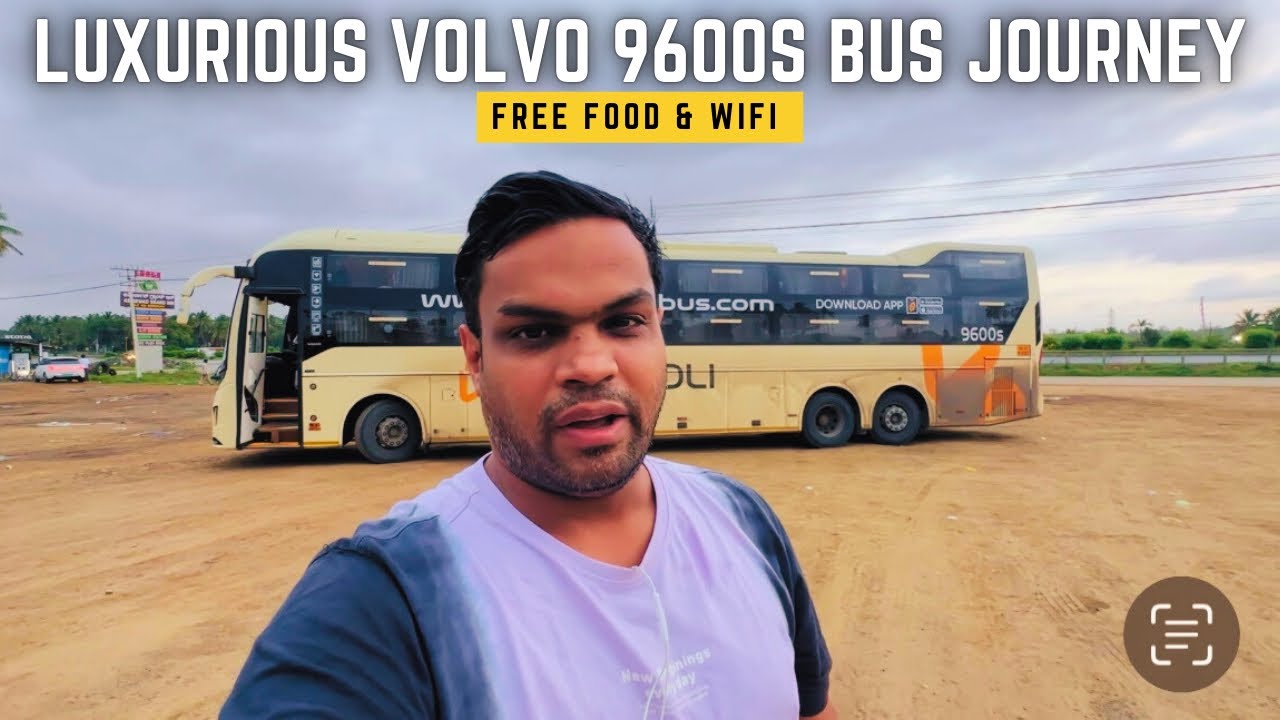 2 Crore ki Super Luxurious VOLVO 9600s Multi Axle AC Sleeper Bus Journey with Free Food & Wifi 😳