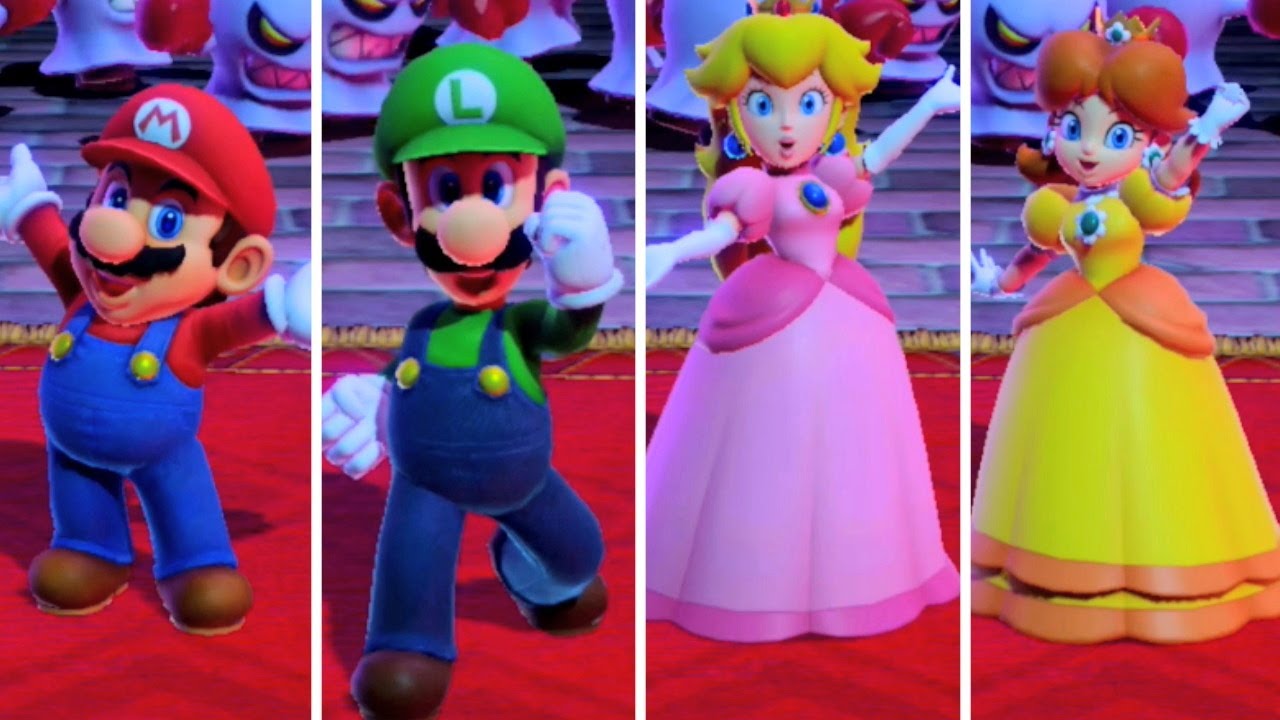 Super Mario Party - All Characters Winning Animations (Croozin for a Broozin)