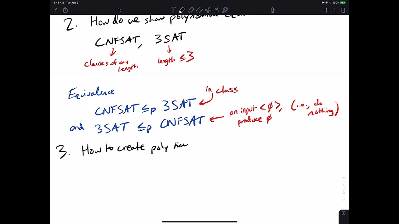 Theory of Computation Lecture: Final Exam Review