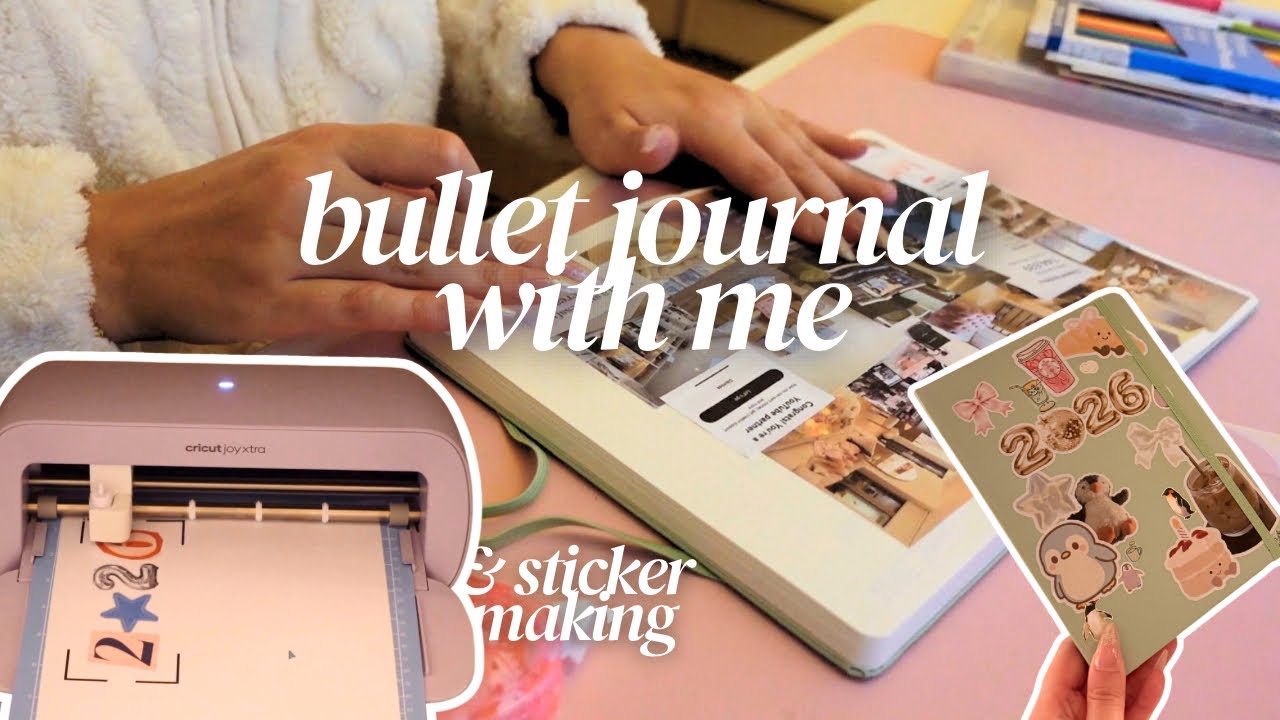 2026 Bullet Journal Set Up 📔✏️ | Cricut, crafting & planning