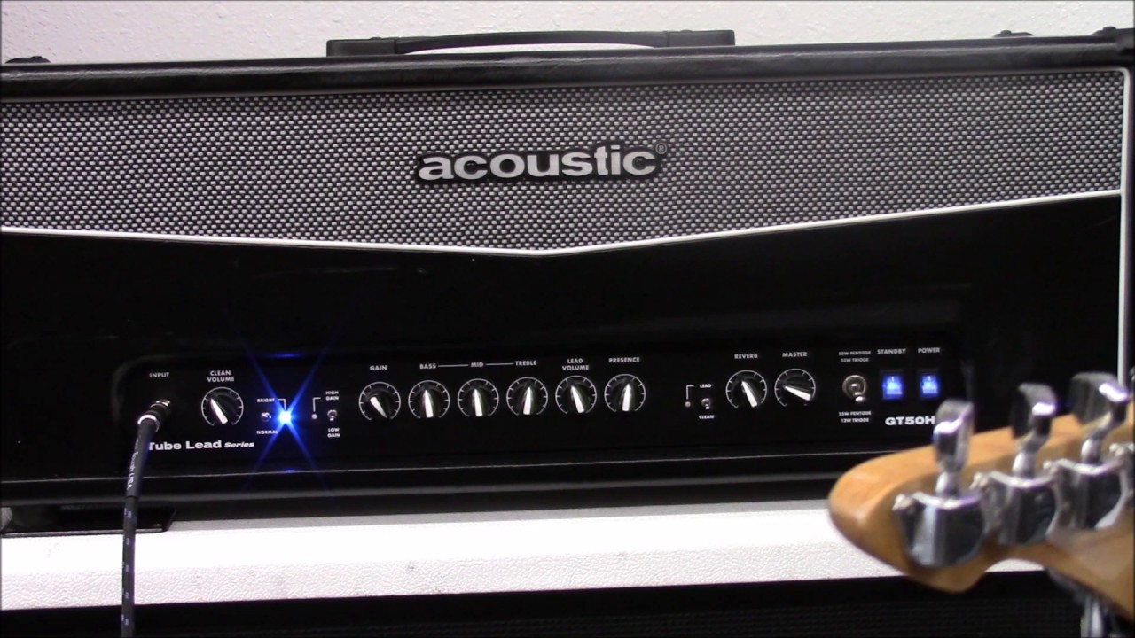 Acoustic GT 50 H Tube Head Review