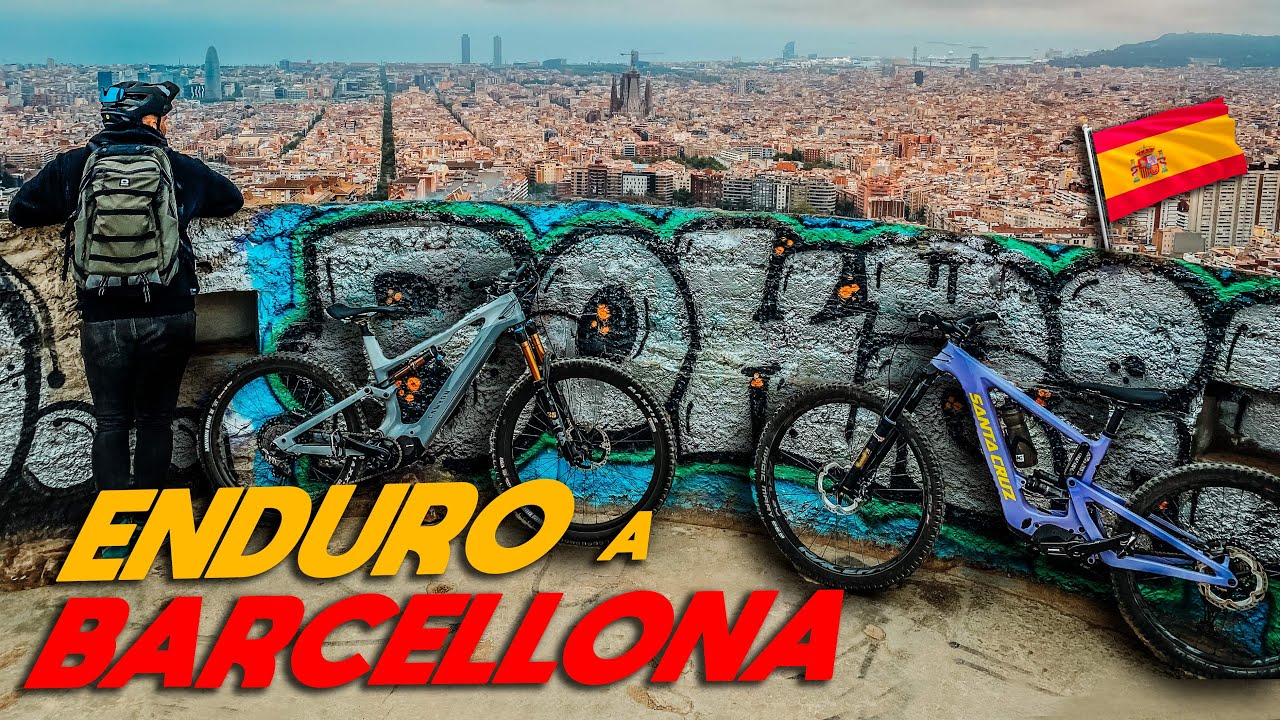 ENDURO a BARCELLONA !! - Trail con vista sulla città