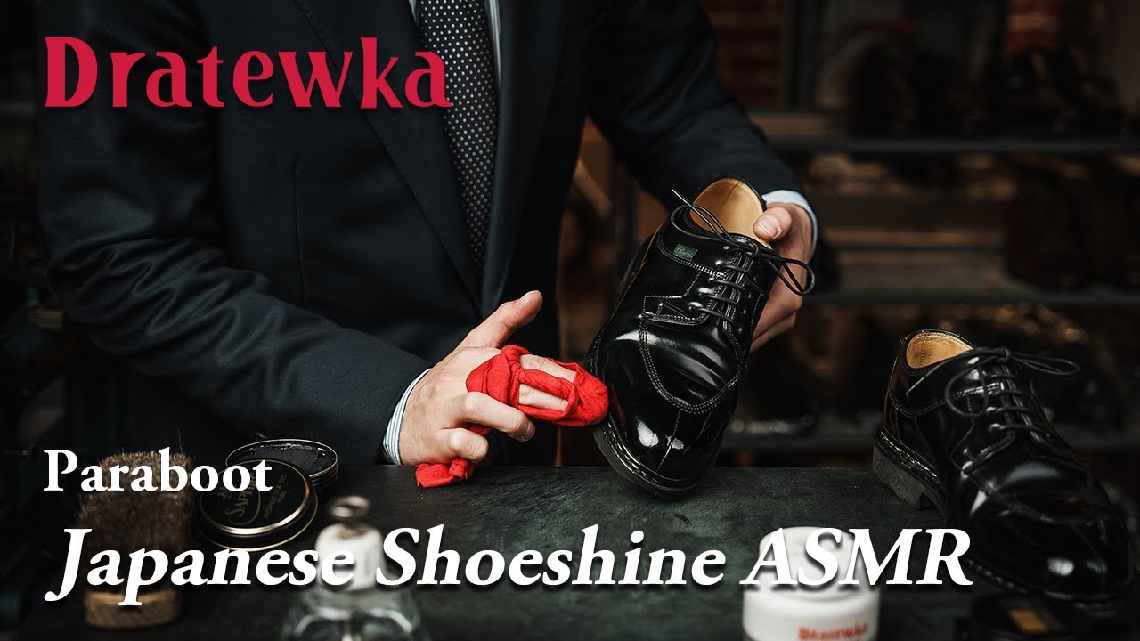 【ASMR】Japanese Shoeshine | 082