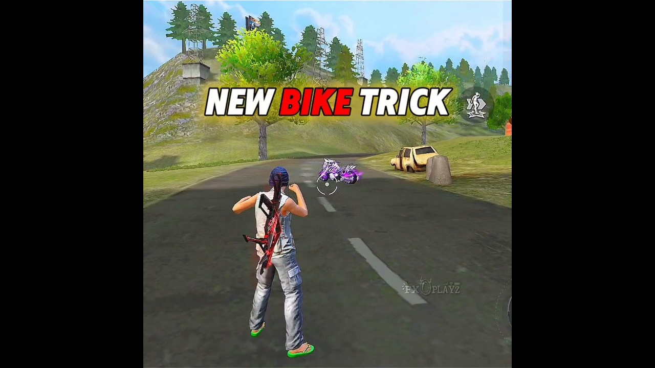 Free Fire New Bike glitch |ff new. trick😱🔥 #freefire