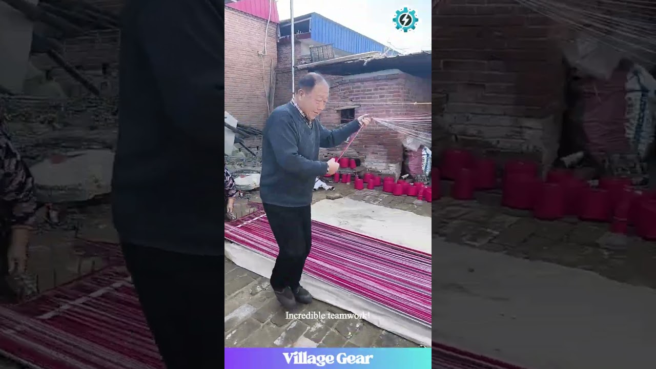 AMAZING Weaving Skills! How They Prepare for Handwoven Textiles! #weaving #handmade #craft #ancient