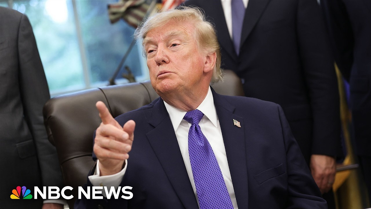 LIVE: Trump makes announcement at the White House | NBC News