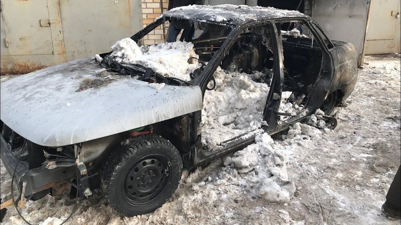 Она сгорела полностью💔