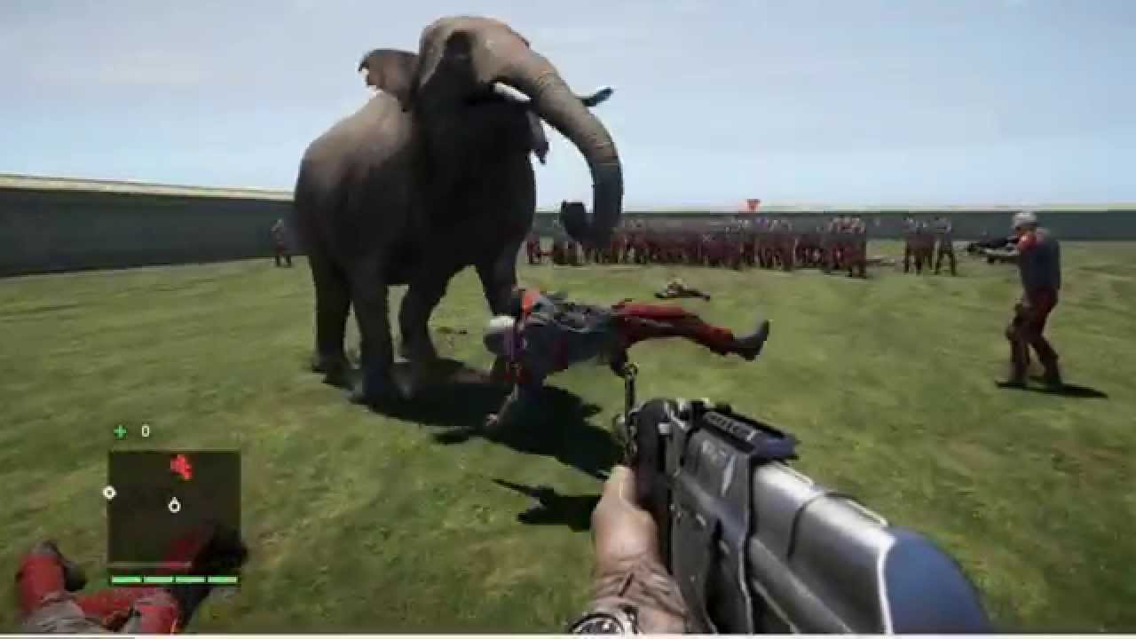 Far Cry 4 - 1 Elephant vs. 100 Soldiers