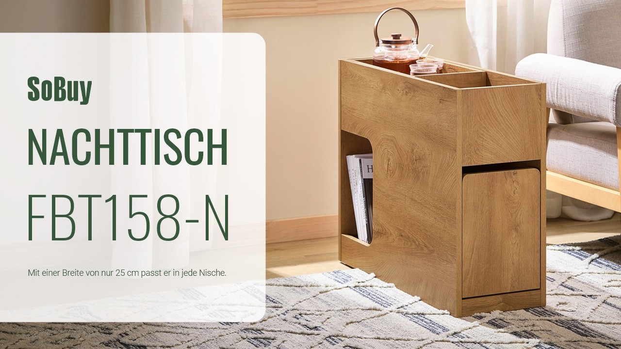 SoBuy丨Nachttisch | Beistelltisch | Sofatisch | FBT158-N