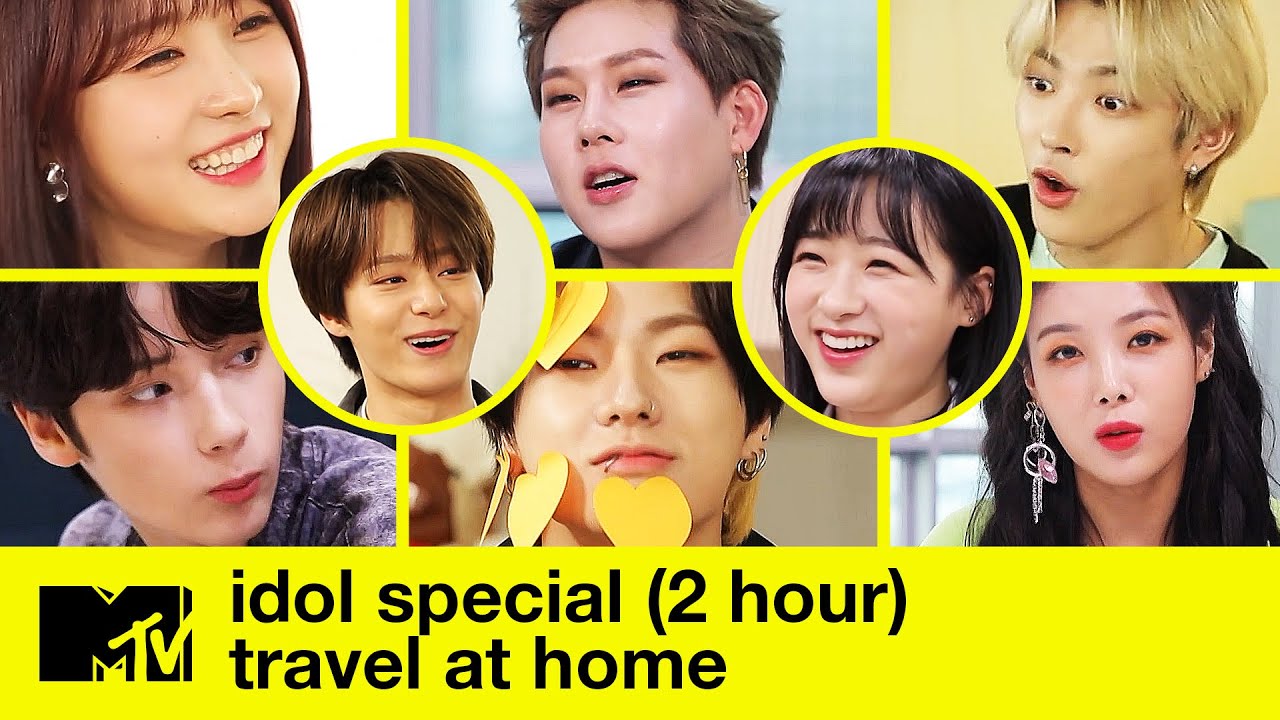 Travel At Home ft. ATEEZ, Everglow, MONSTA X, TXT, Yubin, ONEUS, April & VICTON [Full Ep] [ENG SUB]
