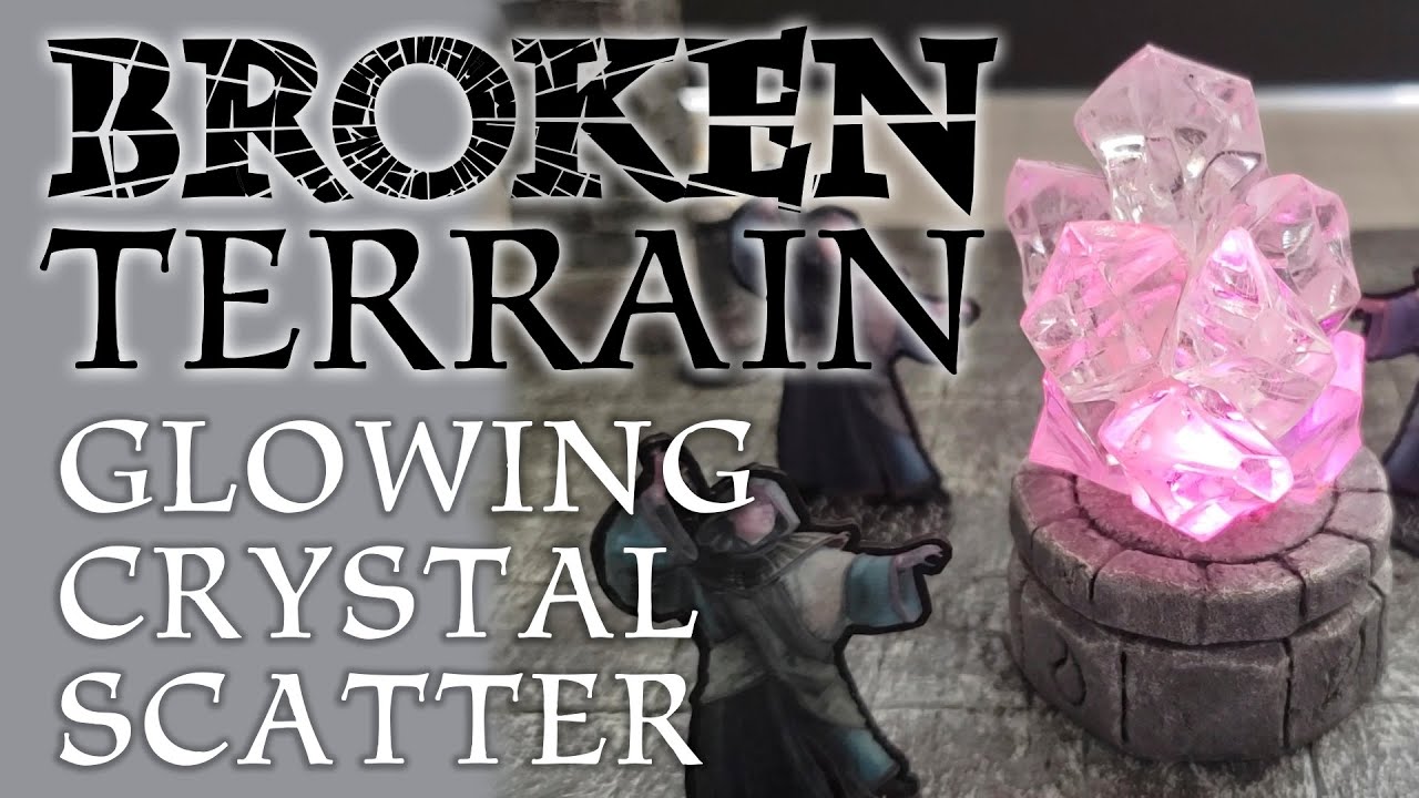 Broken Terrain Glowing Crystal