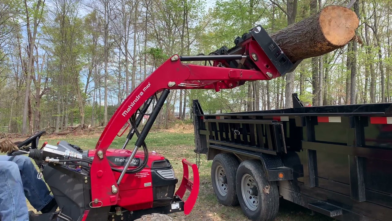 Mahindra max 26 logging