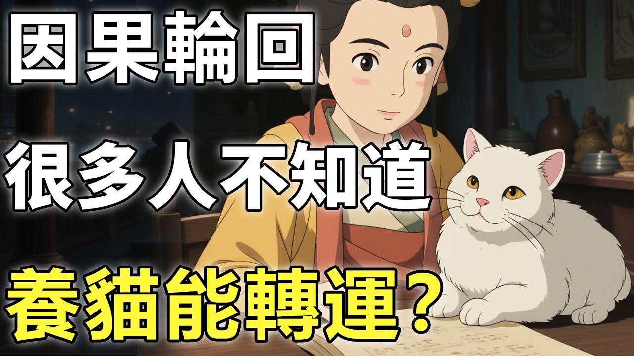 為何貓是唯一能進入佛堂的寵物？高僧僅用一個動作，揭示了養貓能轉運的因果！【寵物|萌寵|因果】