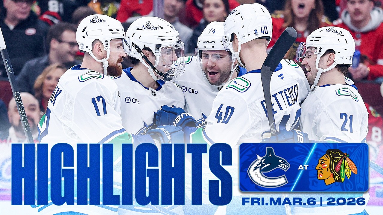 Game in 10 | Vancouver Canucks at Chicago Blackhawks (Mar 6, 2026)