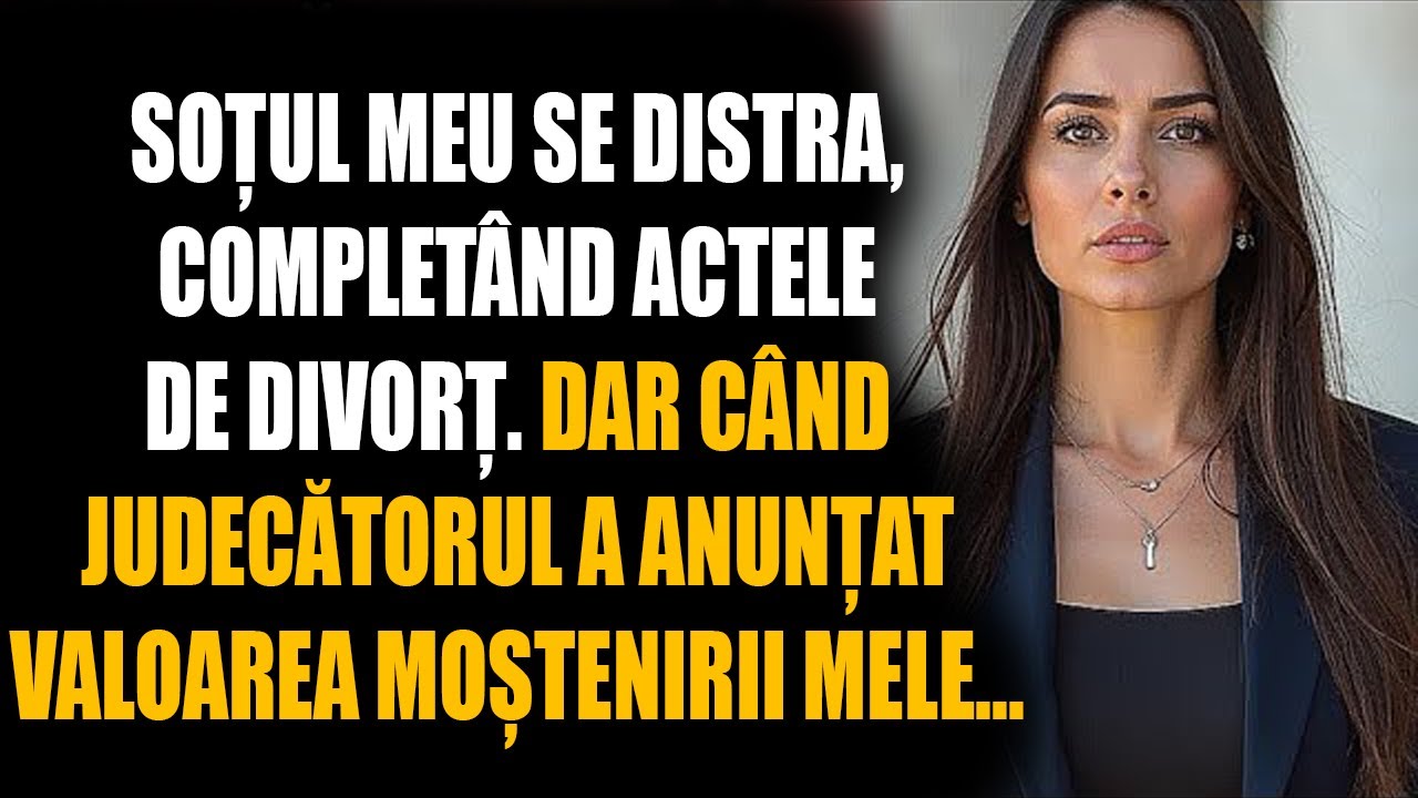 Soțul meu se distra, completând actele de divorț. Dar când judecătorul a anunțat valoarea moștenirii