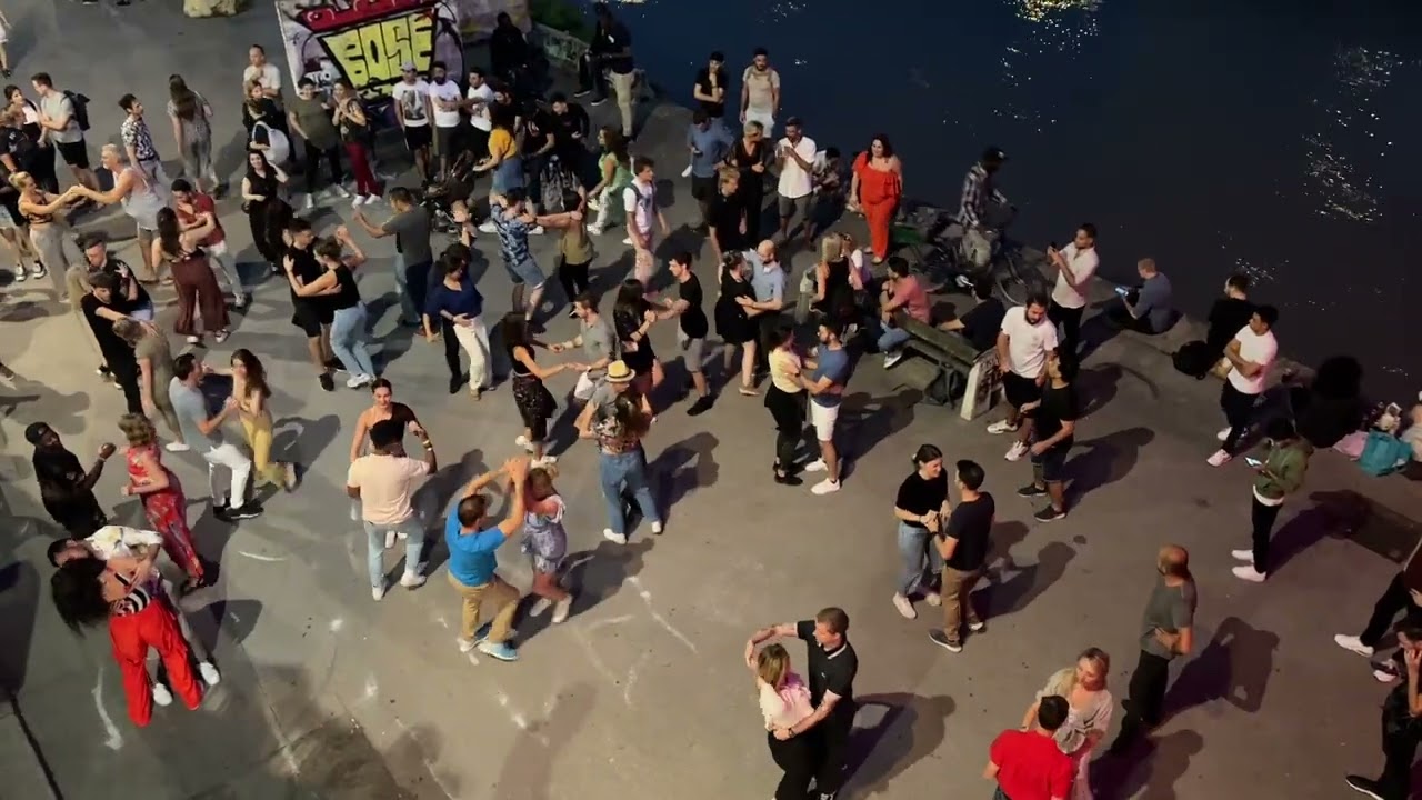 2023.08.20 - Salsa, bachata & kizomba at Danube Canal, Vienna