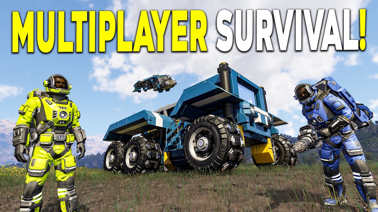 We FINALLY Played Space Engineers 2 SURVIVAL Multiplayer!