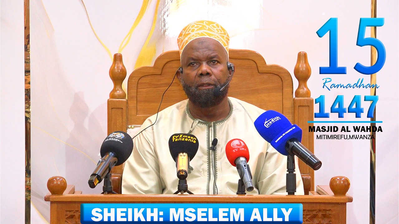 #LIVE: TAFSIR YA QUR`AN ||SHEIKH MSELLEM ALLY || 04/03/2026  MASJID AL WAHDA  MWANZA