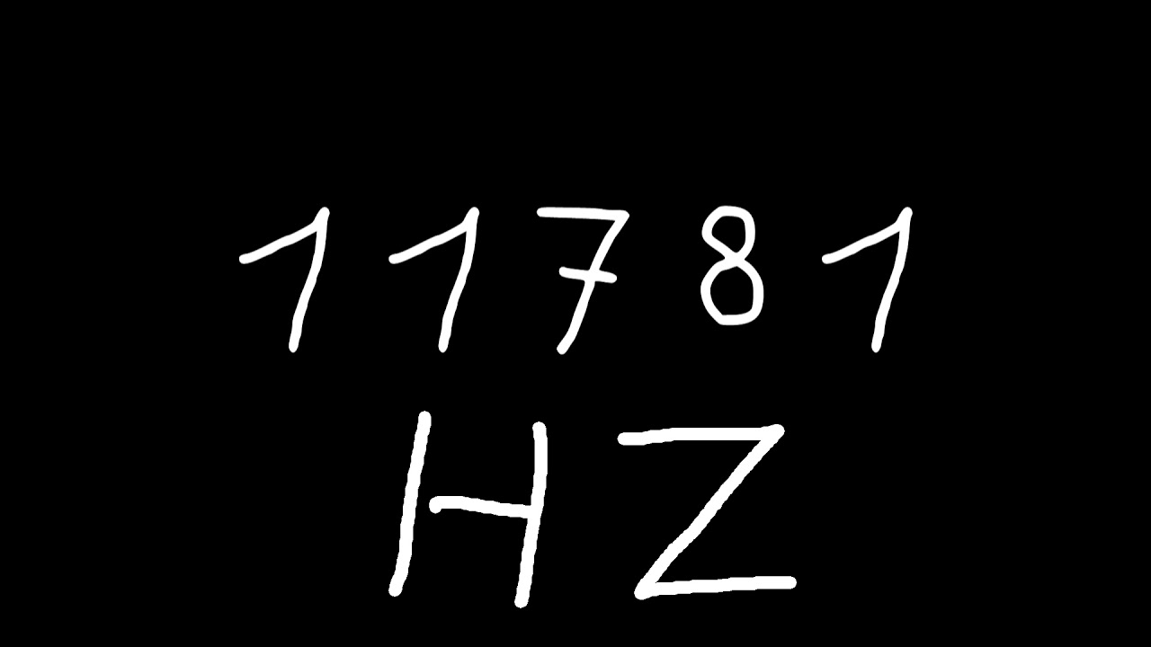 11781 hz