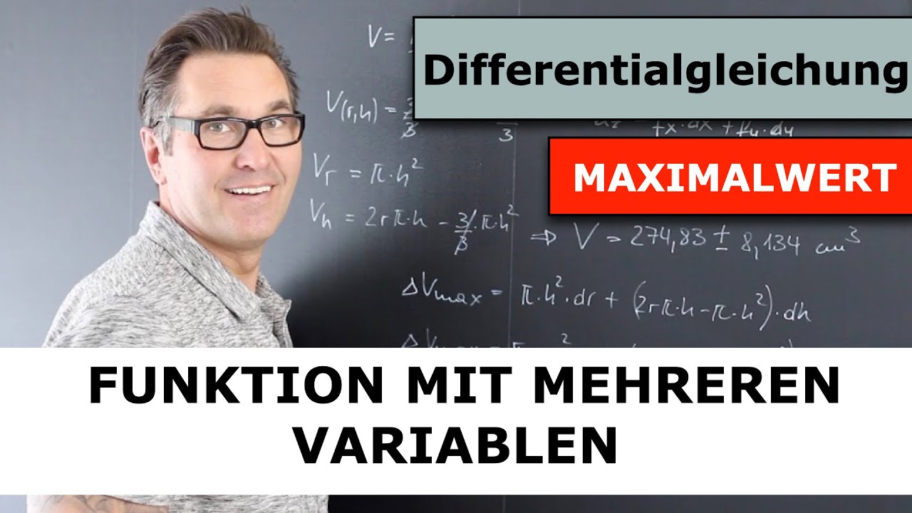 Wie berechne ich den Maximalwert einer Funktion mit mehreren Variablen? | Das totale Differential