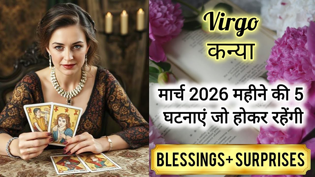 🎉 VIRGO ♍ कन्या राशी 🏆 मार्च 2026 की 5 घटनाएं जो होकर रहेंगी 🎁 KANYA Rashi MARCH 2026 #virgo #love