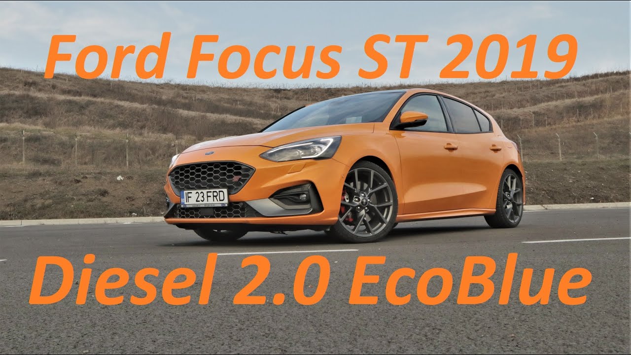 2019 Ford Focus ST Diesel EcoBlue 2.0 - accelerations, engine and exhaust sound