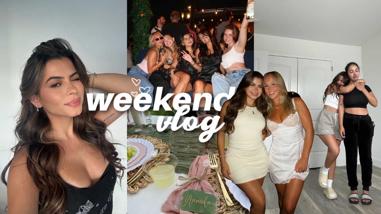 WEEKEND VLOG: saying bye to Kiara, Brookes bday, night out in NYC & MORE