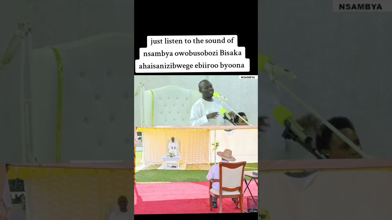 OMUKAMA RUHANGA OWOBUSOBOZI BISAKA ON ENDING SERVICE.