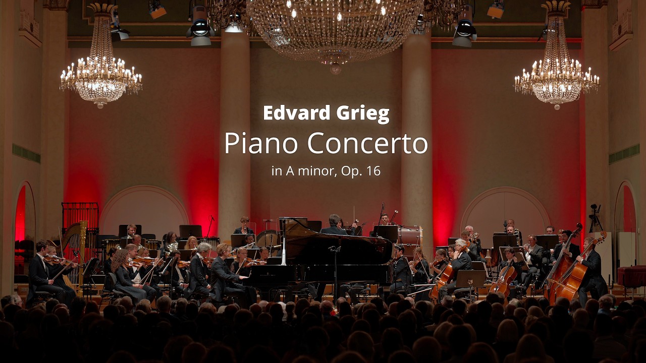 Grieg Piano Concerto in A minor - Anthony Sintow-Behrens, Carlos Domínguez-Nieto - Live