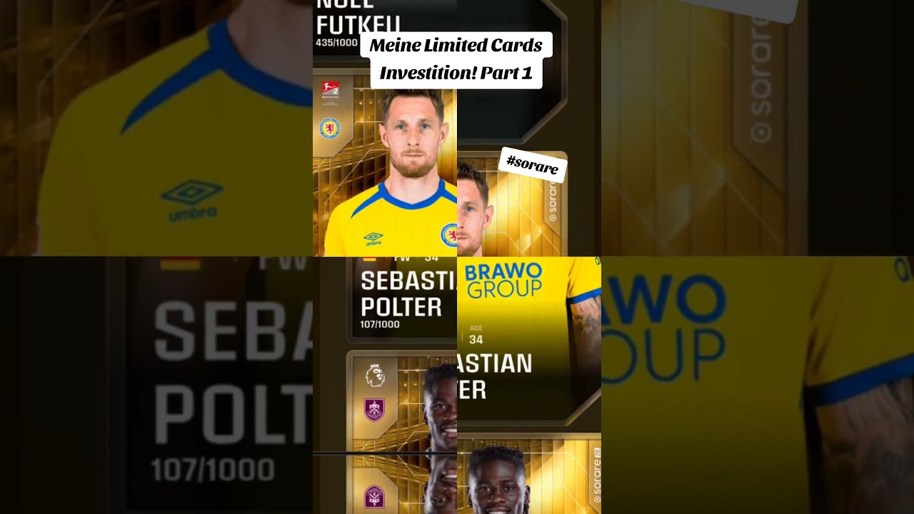 Meine Limited Cards Part 1 #benmccormicklive #sorare #fantasymanager #bmclivefc #hobbykanal