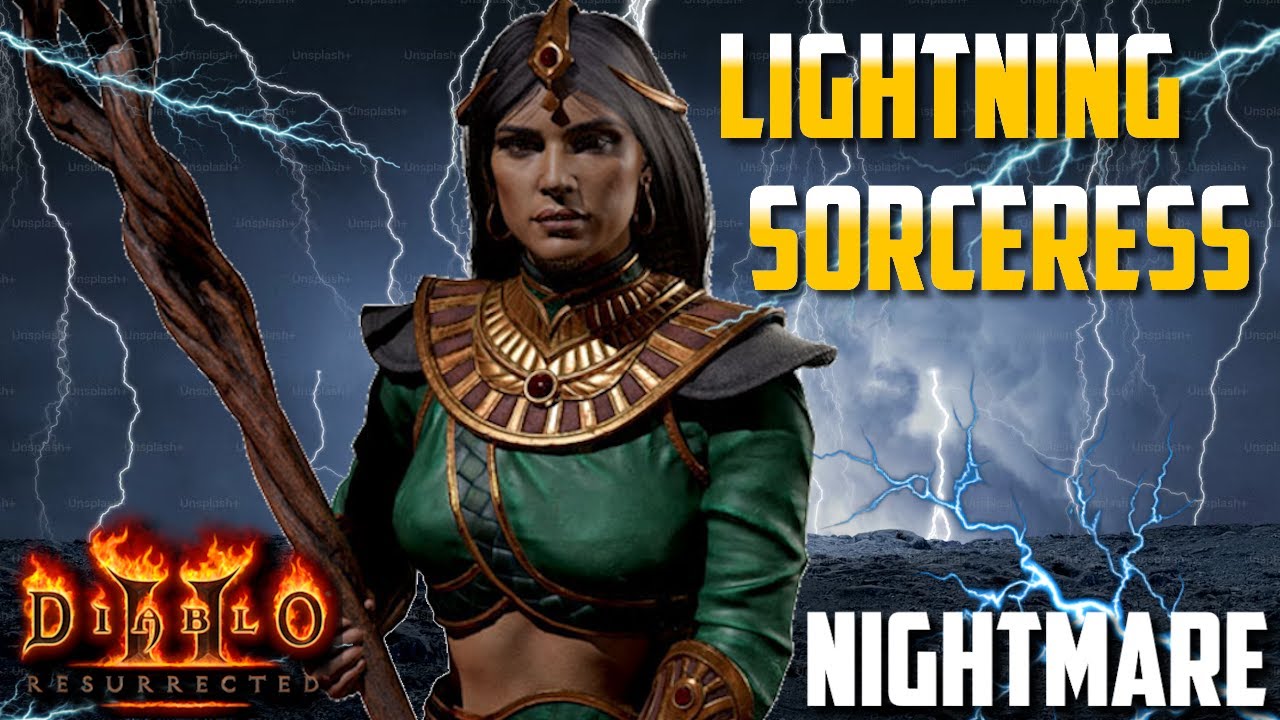 [Nightmare] Lightning Sorceress Guided Playthrough | Diablo 2 Resurrected