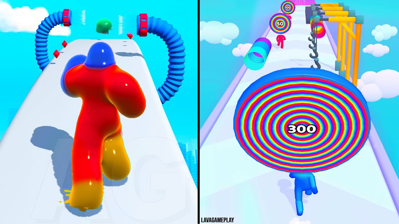 Blob Runner 3D vs Layer Man