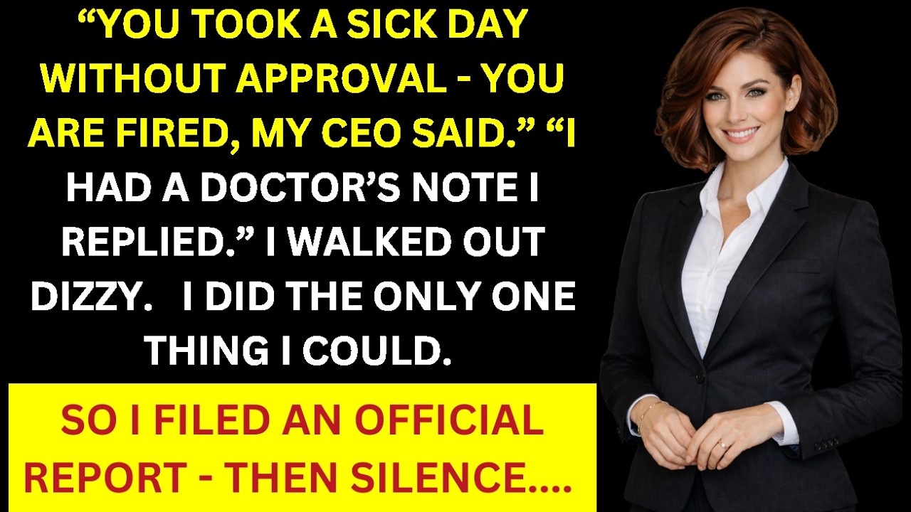 My Director Fired Me For Taking One Day Sick Leave — So I Exposed The Tax Violation He'd Been Hiding
