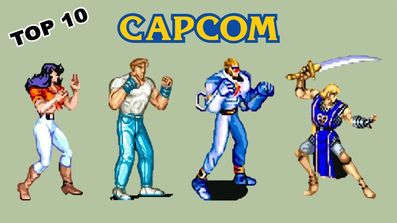 Top 10 Capcom Arcade Beat Em Up Games [1080p 60fps]
