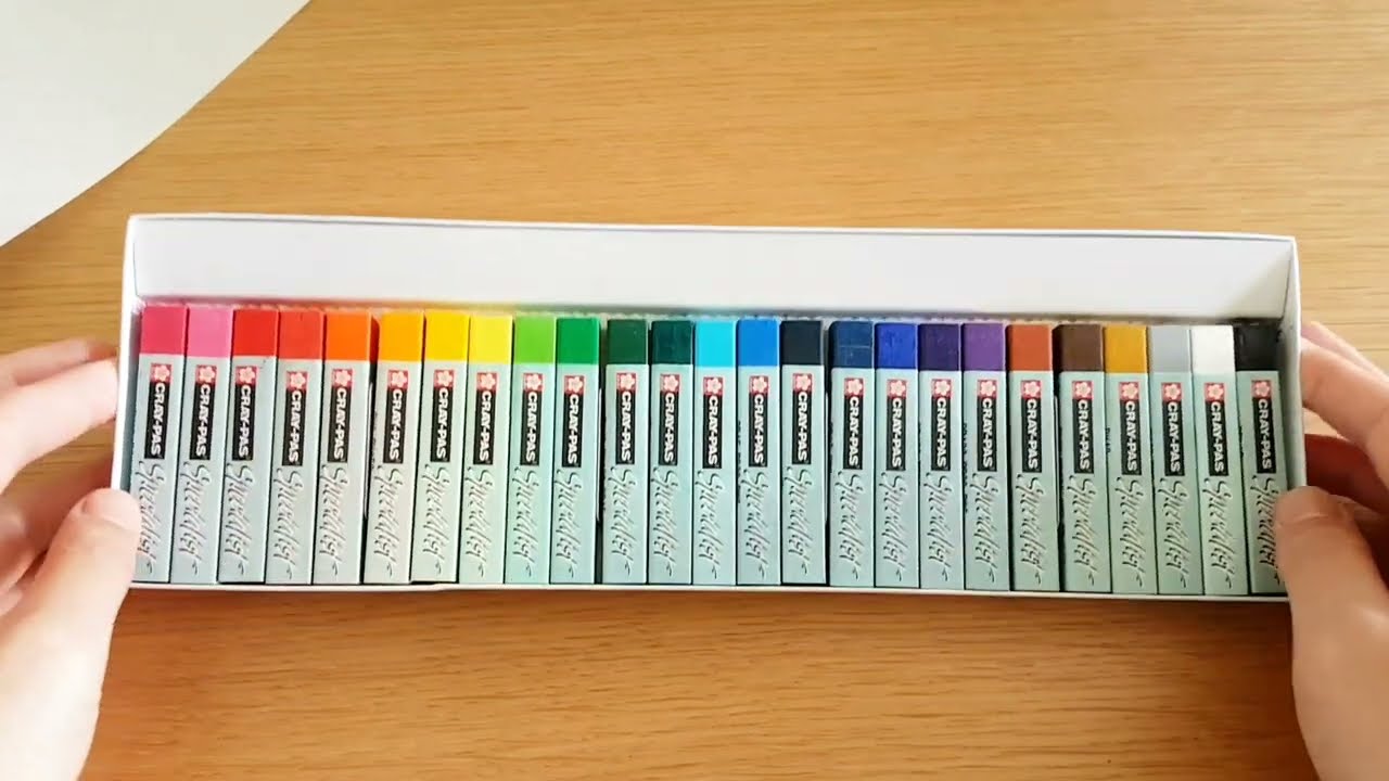 Sakura Cray-Pas Specialist Oil Pastel unboxing and review