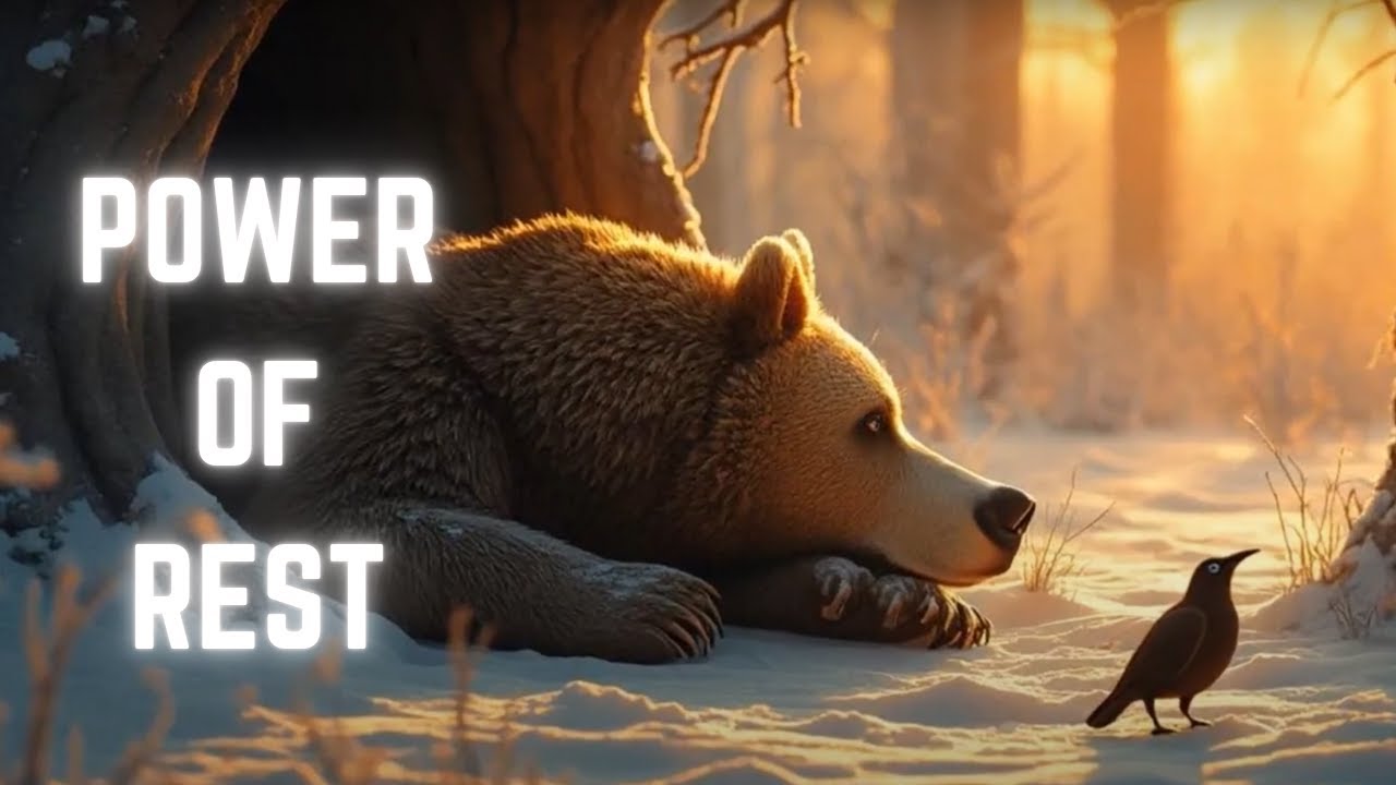 Motivational Story | The Value of Rest: The Bear's Winter Wisdom