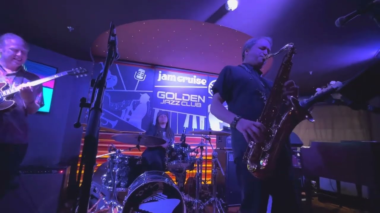 Skerik with Nikki Glaspie & Michael League 2/17/25 Jam Cruise 21 @ Golden Jazz Bar