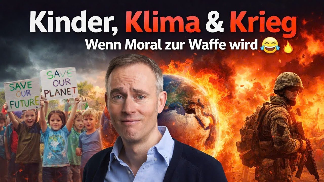 Kinder, Klima & Krieg – Wenn Moral zur Waffe wird 😂🔥#johannkönigcomedy#humor 