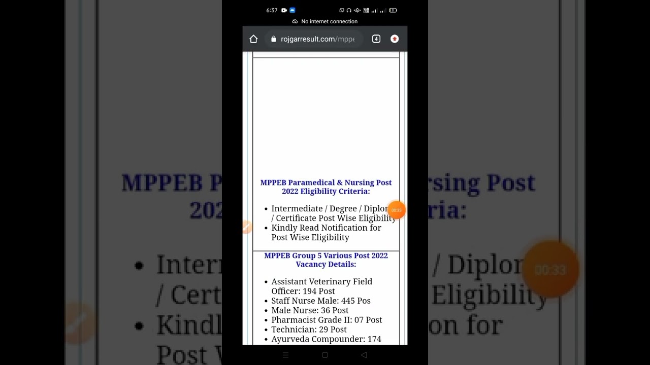 mppeb group 5 various post online form 2022 | mppeb group 5 vacancy 2022 | mppeb group 5 syllabus