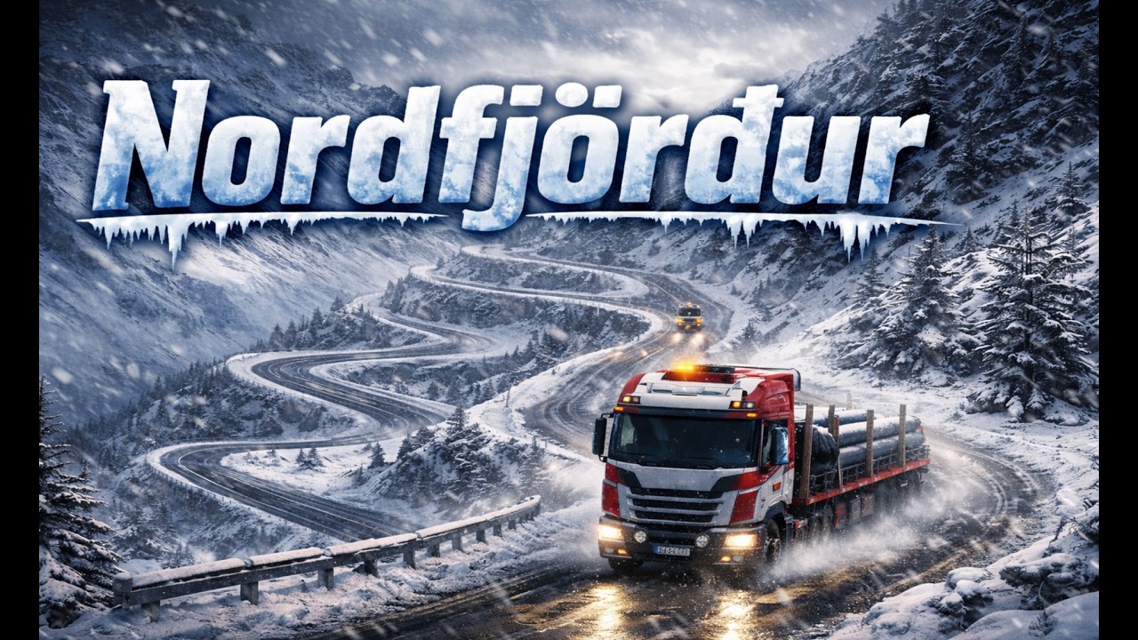 ETS2 | Most Challenging Road Nordfjörður #ets2 #eurotrucksimulator2 #ets2gameplay