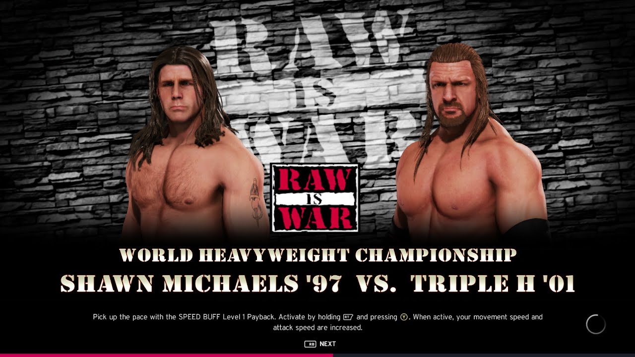 WWE 2K20 Triple H vs Shawn Michaels