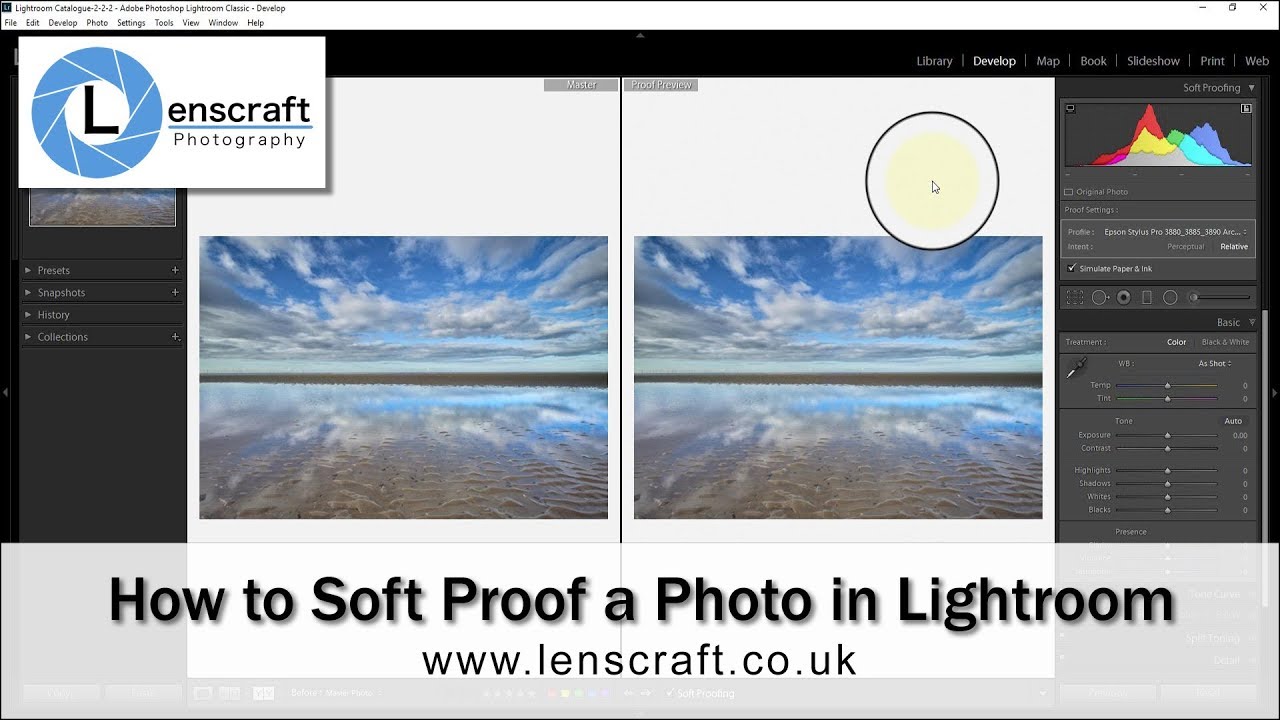 How to Soft Proof a Photo in Lightroom Correctly