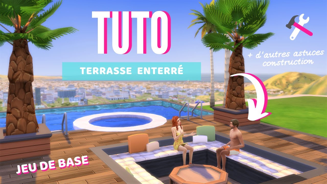 TUTO Terrasse Enterré | Les Sims 4
