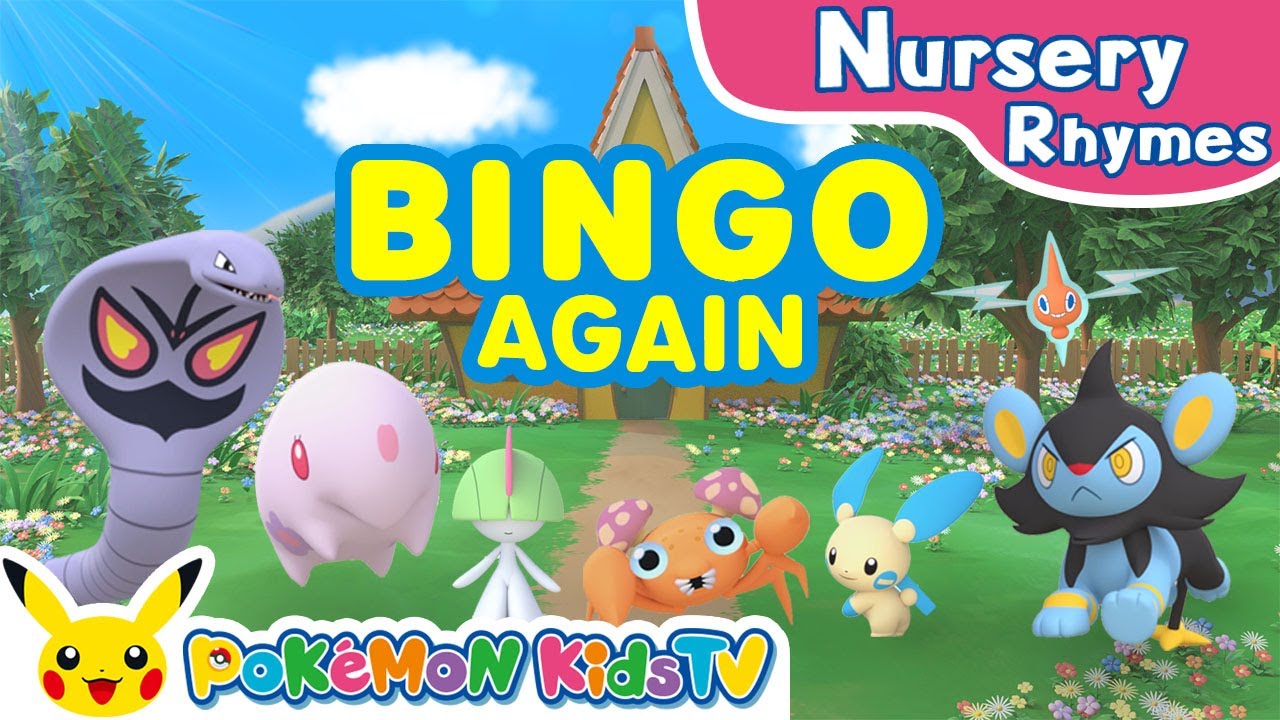 Pokémon Spelling Song 2 (BINGO AGAIN) | Nursery Rhyme | Kids Song | Pokémon Kids TV​