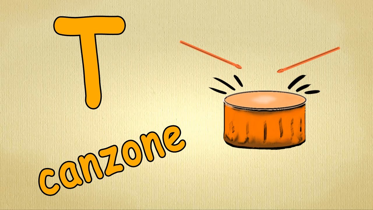 Alfabeto italiano per bambini canzone - La lettera T canzone / Impara canzoni l'italiano per bambini