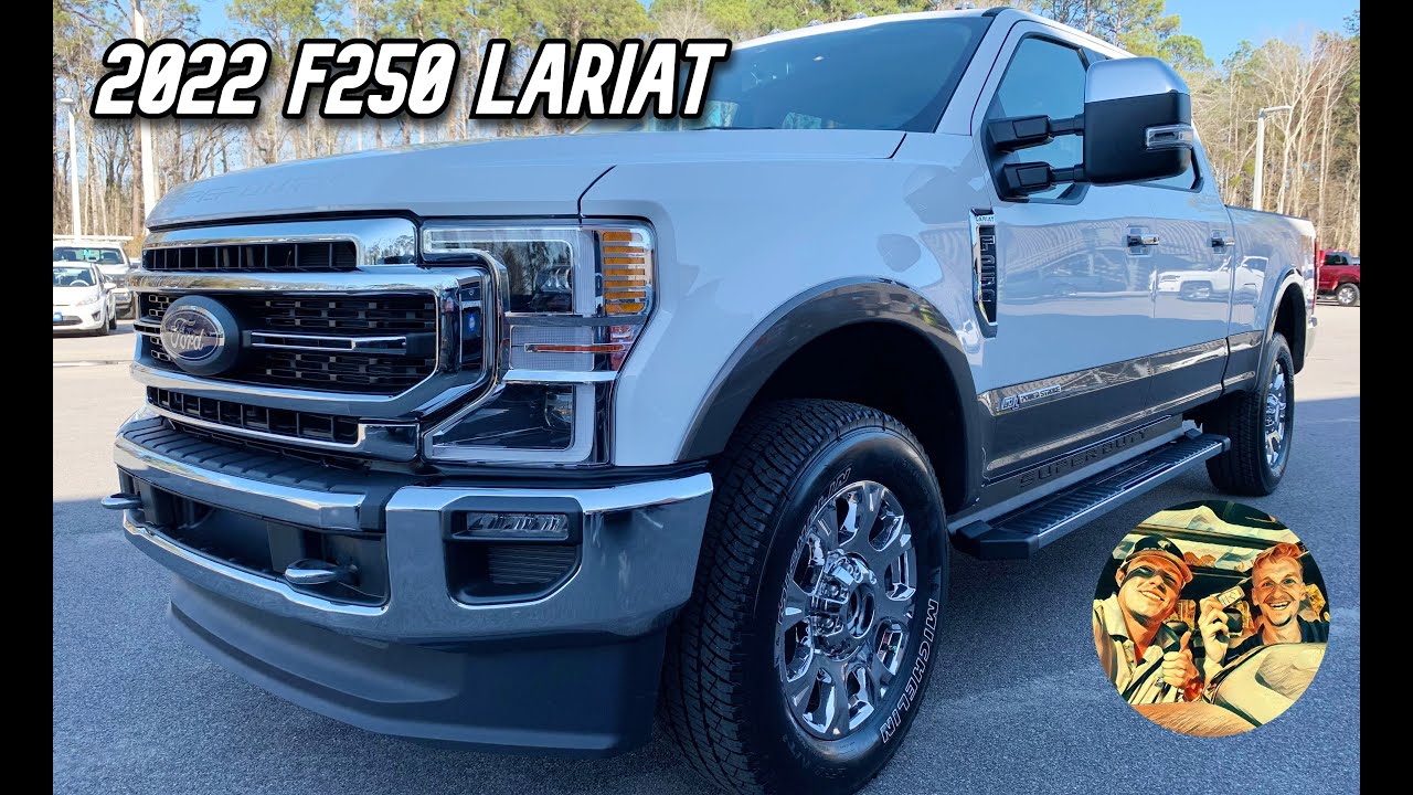 NEW 2022 FORD F250 LARIAT: LUXURY 6.7L SUPER DUTY TRUCK - Walkaround, Startup & Interior