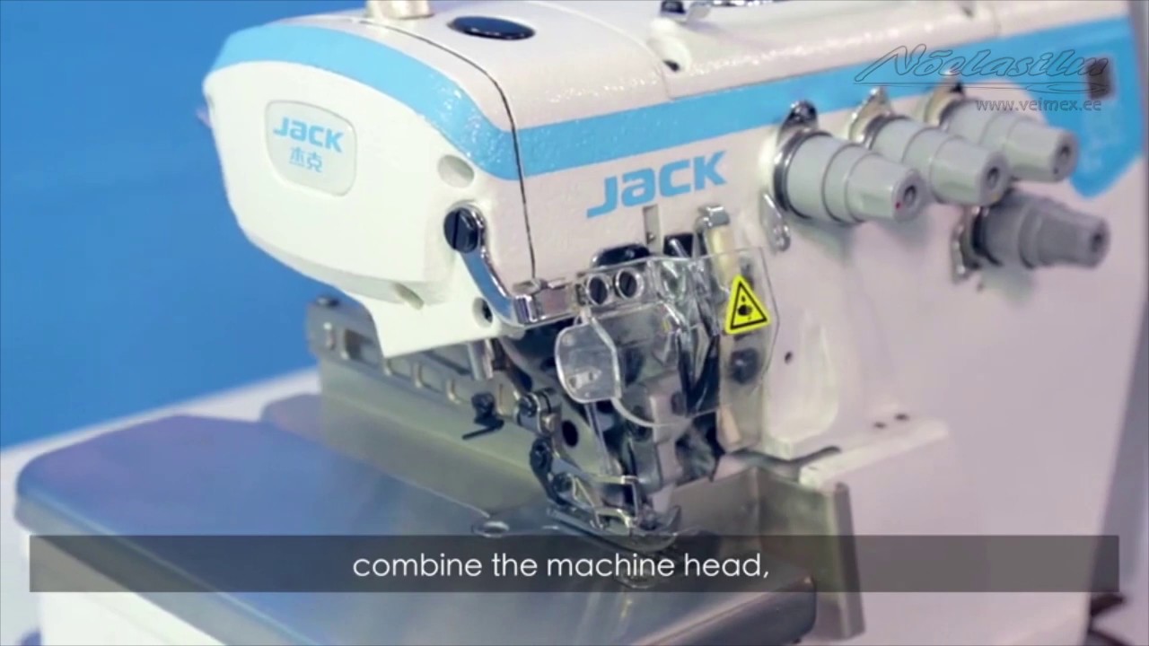 Jack E4S-4  tööstuslik overlok (ääristusmasin) - veimex.ee - Industrial Automatic Overlock